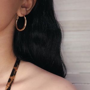 1997 Gold Hoop Earrings.